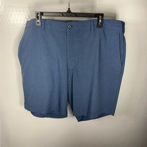 Hogan Men's Slate Blue Flat Front Shorts 309